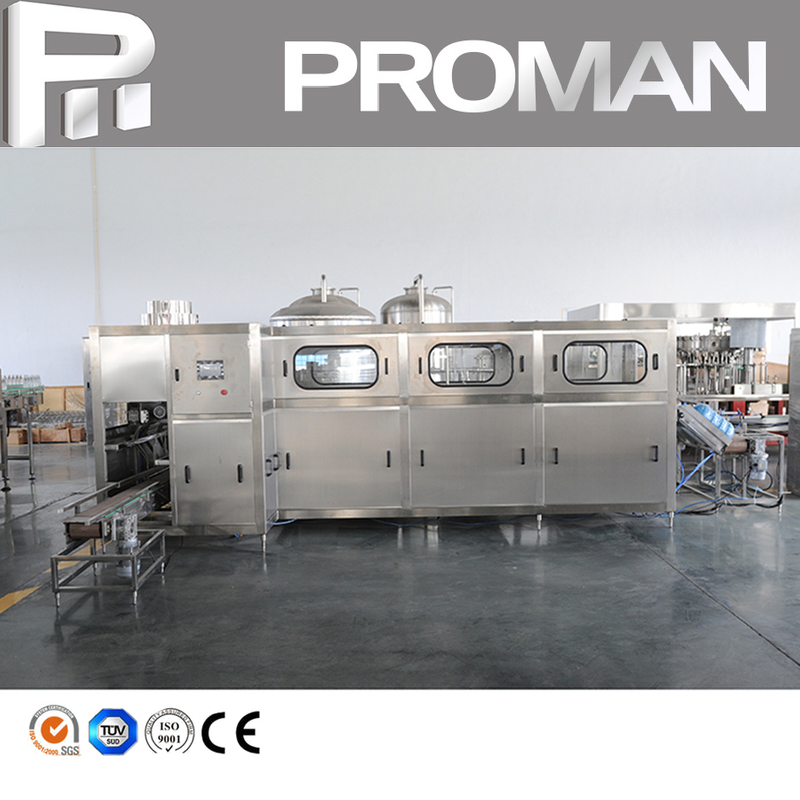 Máquina embotelladora de agua potable de botella grande