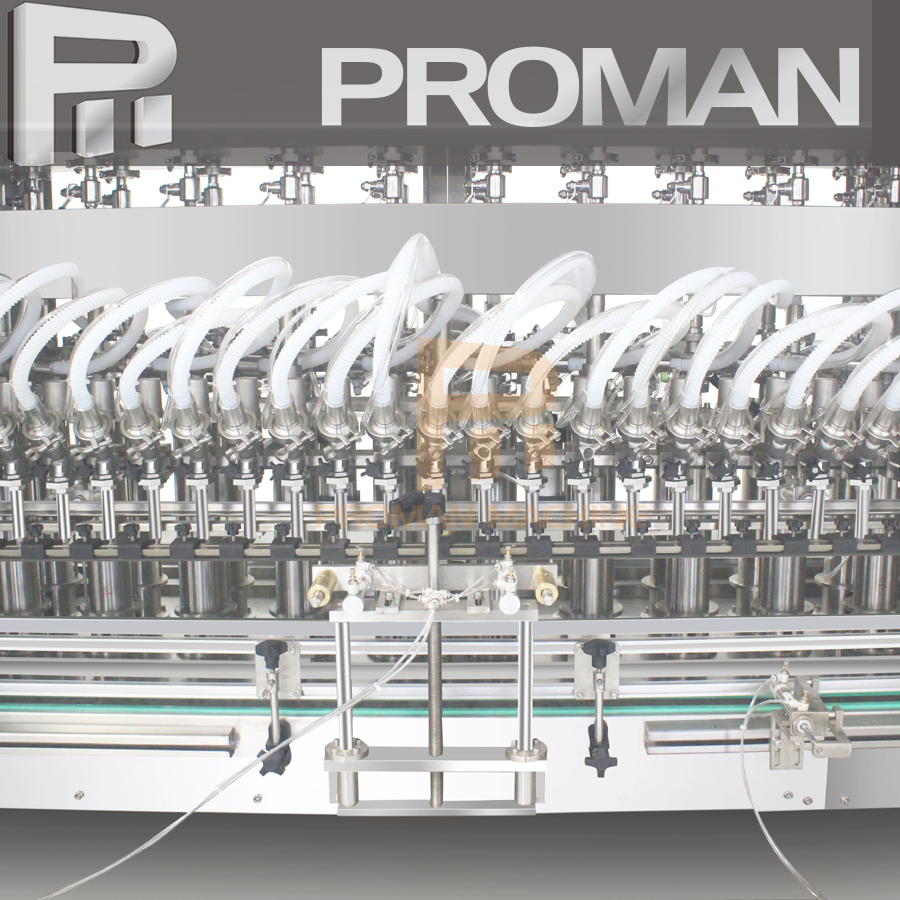 Máquina de llenado de líquido viscoso tipo servo de presión de pistón (500-5000ml)